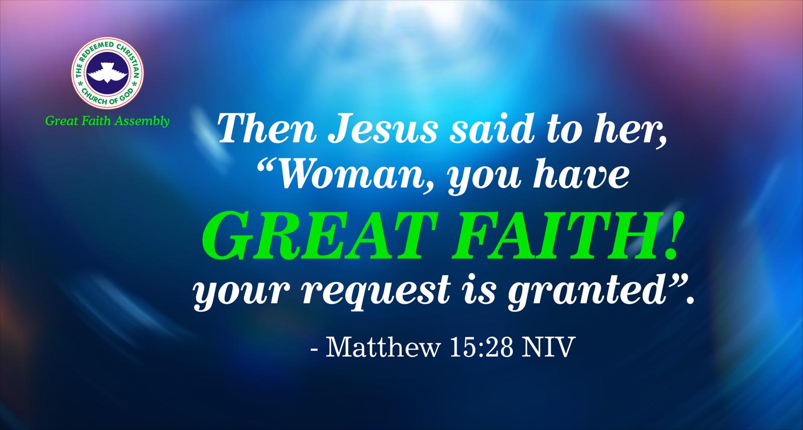 Great Faith