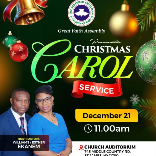 Christmas Carol Service 2025 New York